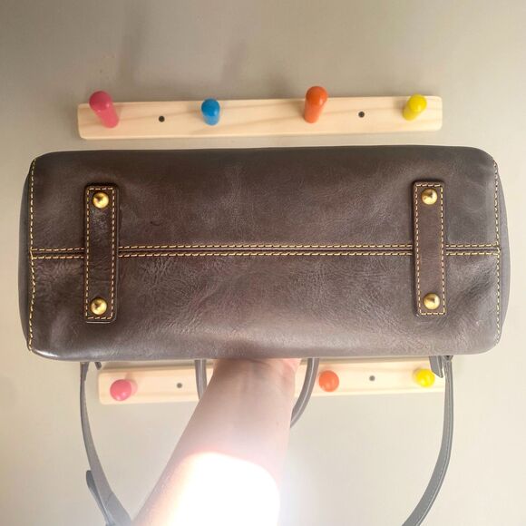 Dooney & Bourke Brown Satchel - Picture 13 of 15